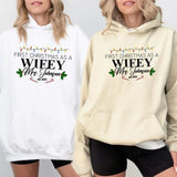 Custom “Our First Christmas as Mr & Mrs” Sweater – Hubby & Wifey Matching Sweatshirts | Newlywed Couple Christmas Gift