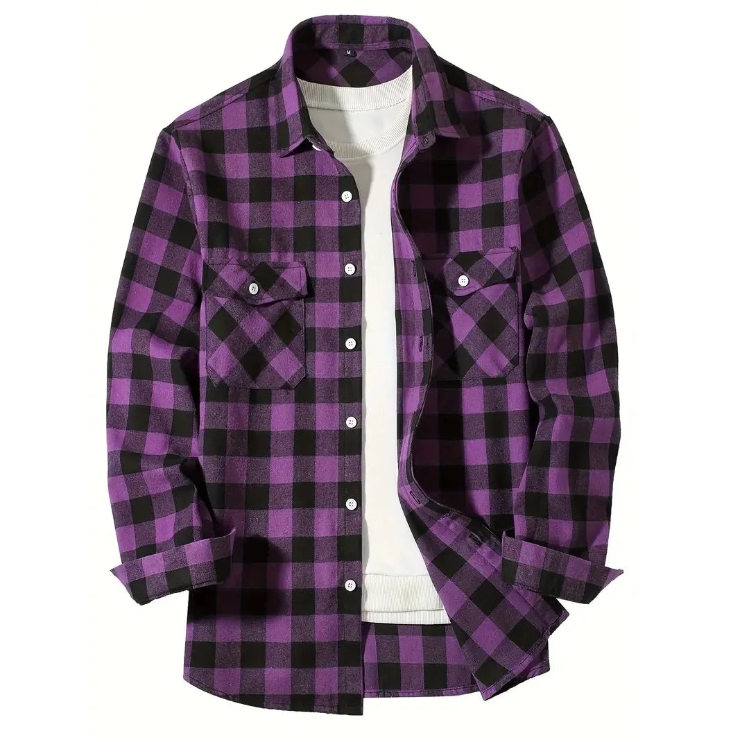 Men’s Classic Plaid Flannel Shirt