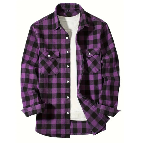 Men’s Classic Plaid Flannel Shirt
