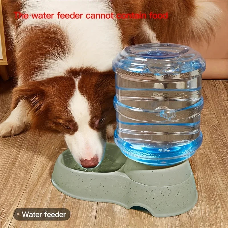 Distributeur automatique de nourriture et d'eau pour animaux – Station d'alimentation grande capacité pour chiens et chats