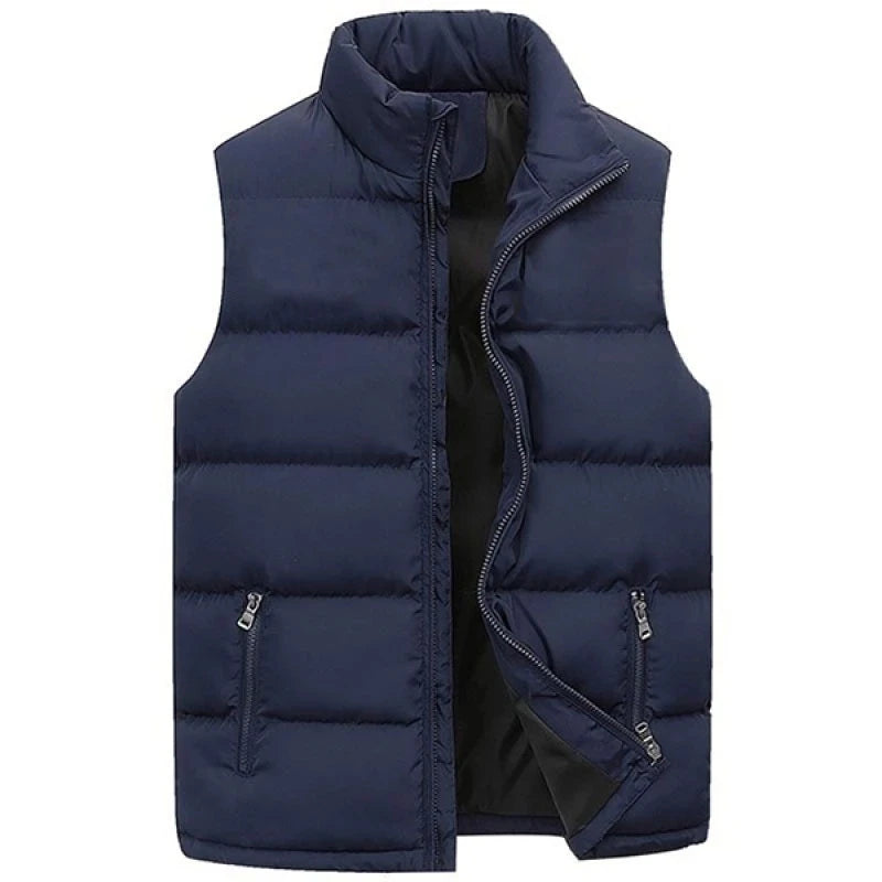 Mens Warm Sleeveless Vest  Jacket