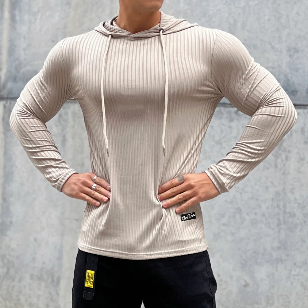 Men’s Long Sleeve Skinny Gym T-Shirt