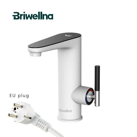 Briwellna Electric Water Heater Faucet 220V – Instant Tankless Kitchen Heating Tap