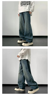 Men’s Streetwear Loose Fit Denim Pants