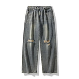 Trendy Men’s High Street Ripped Jeans