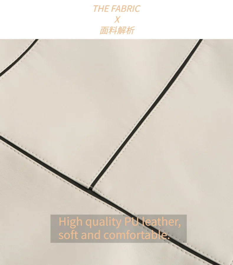 Women's PU Faux Leather Biker Jacket