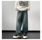 Men’s Streetwear Loose Fit Denim Pants