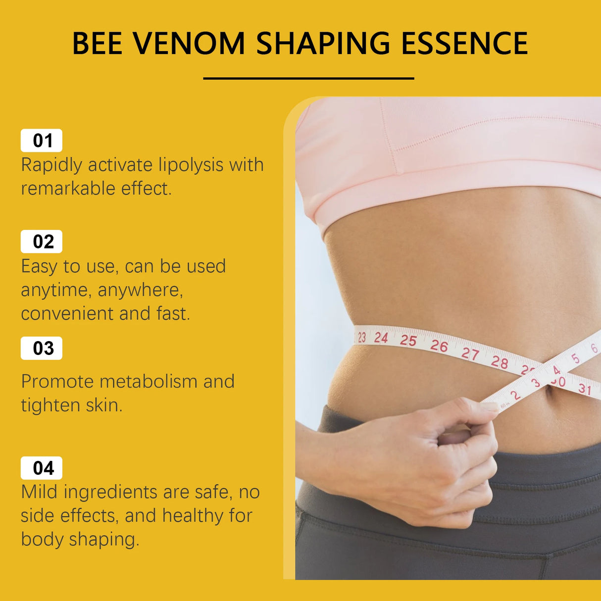 Bee Venom Fat Burning & Weight Loss Oil – Natural Slimming & Skin Firming Formula