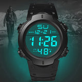 Men’s Electronic Sports Watch – Waterproof Luminous Multifunction Digital Wristwatch | Outdoor Fitness Large Screen Watch