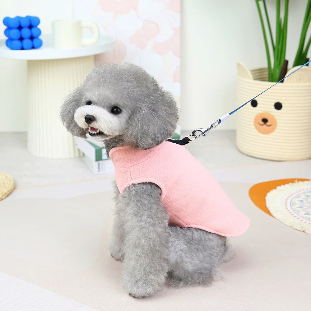 Winter Warm Fleece Dog Jacket Vest