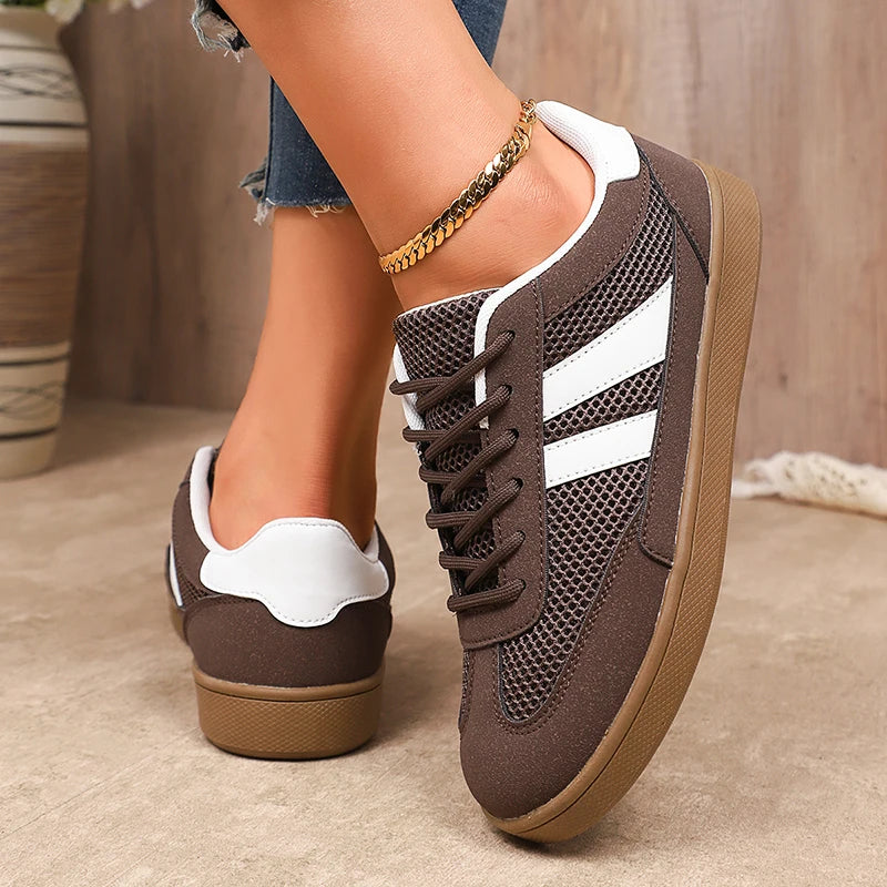 2025 Women’s Breathable Lace-Up Sneakers