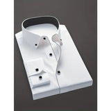 Men’s Elegant Striped Long Sleeve Shirt