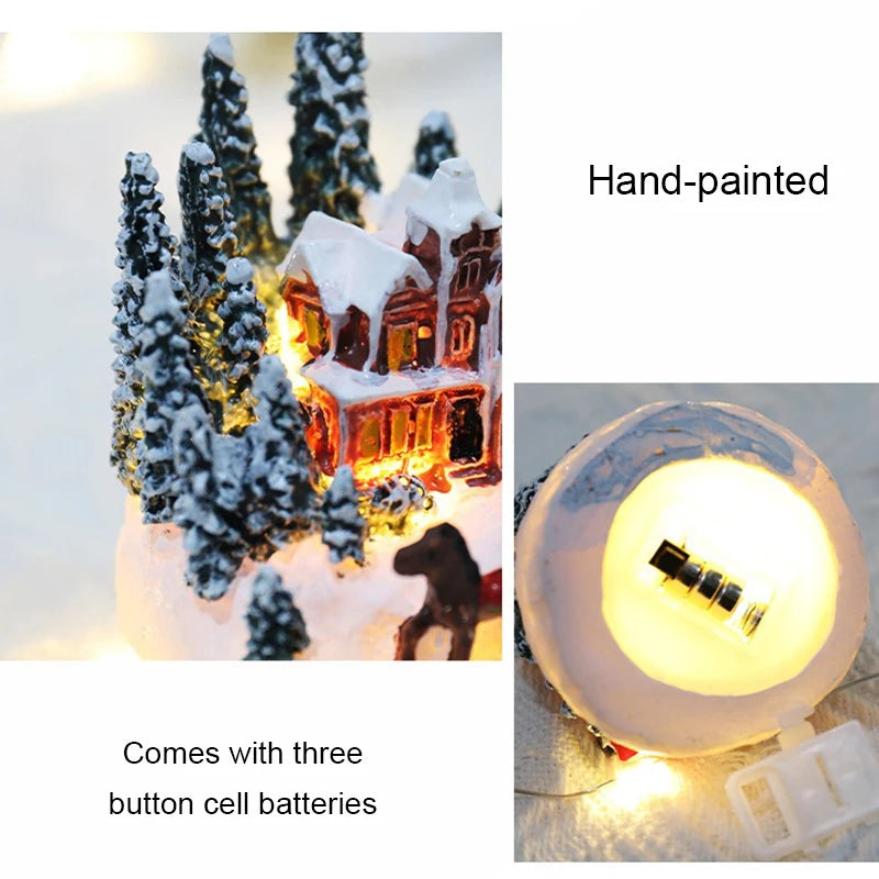 Christmas LED Night Lights – Luminous Micro Landscape House | Creative Children’s Gift & New Year Holiday Ornament