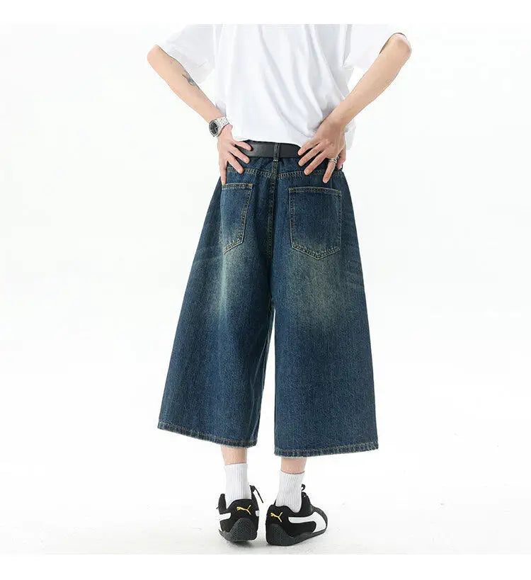 Men’s  Trendy High-Waisted Wide