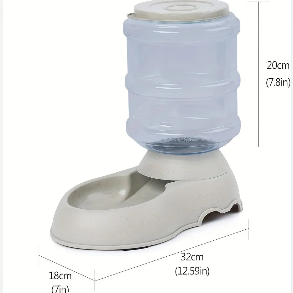 Distributeur automatique de nourriture et d'eau pour animaux – Station d'alimentation grande capacité pour chiens et chats