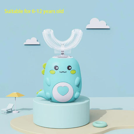 Kid’s 360° U-Shaped Silicone Smart Sonic Toothbrush – Automatic & Rechargeable