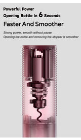 Electric Wine Bottle Opener Automatic Rechargeable Corkscrew with Charging Base – Kitchen Wine Accessories