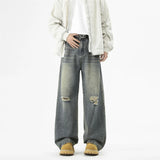 Trendy Men’s High Street Ripped Jeans