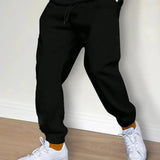 Men’s Fleece Sweatpants – Winter Warm Joggers for Running and Gym