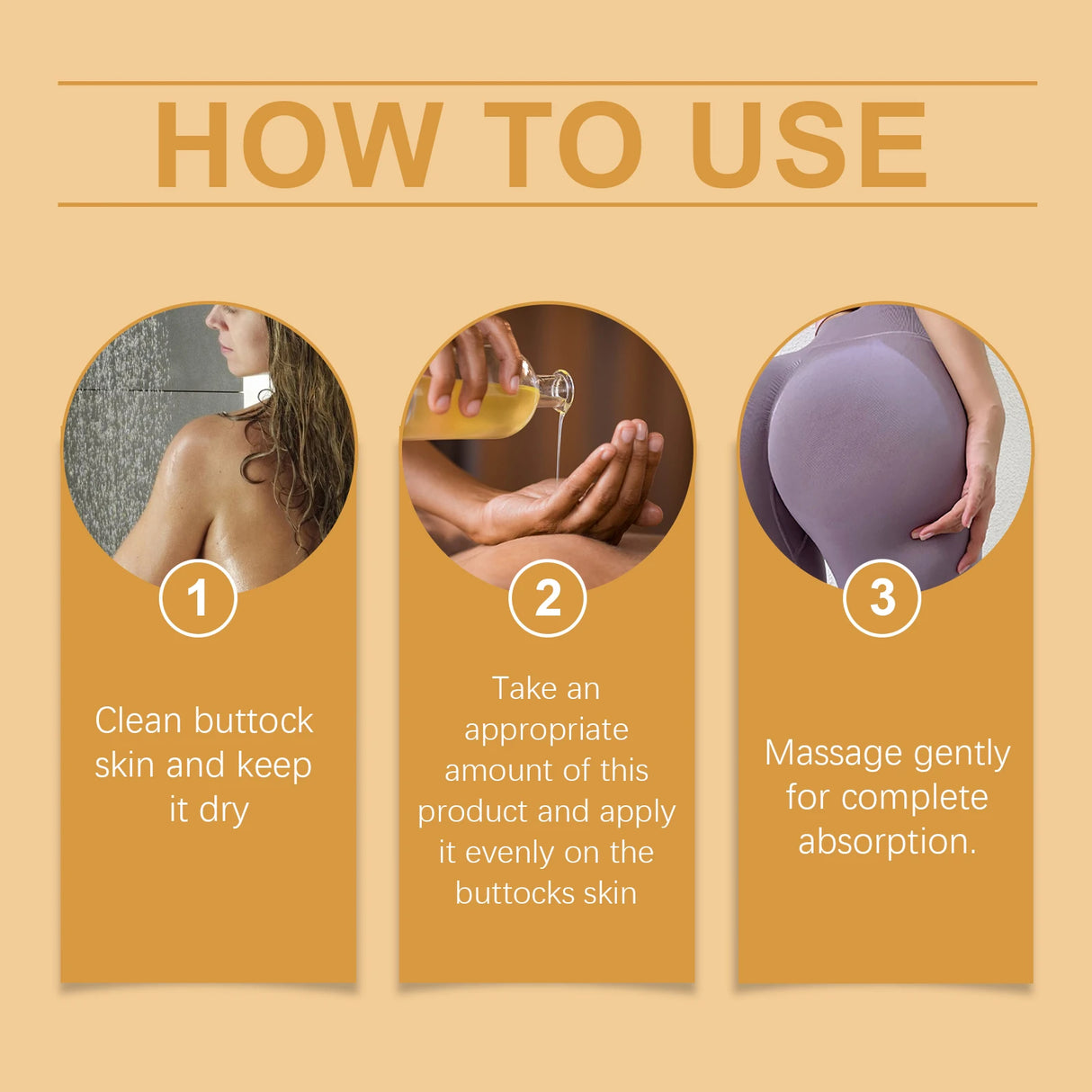 Buttock Enlargement Oil – Natural Hip Lifting & Firming Growth Serum