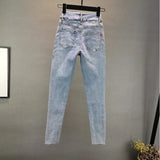 Women’s 2025 Elastic Casual Denim Jeans