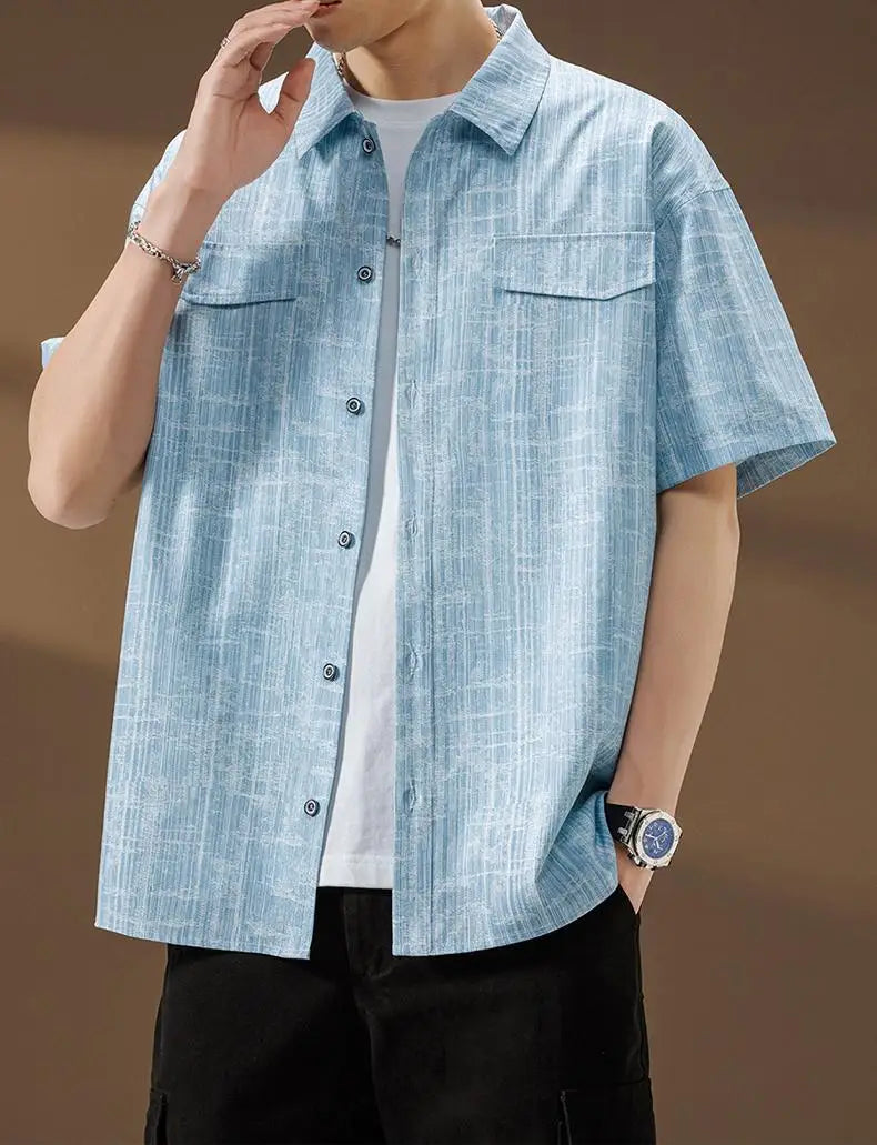 Men’s Oversized Plaid Shirt