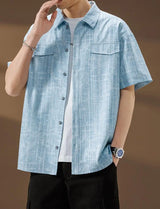 Men’s Oversized Plaid Shirt