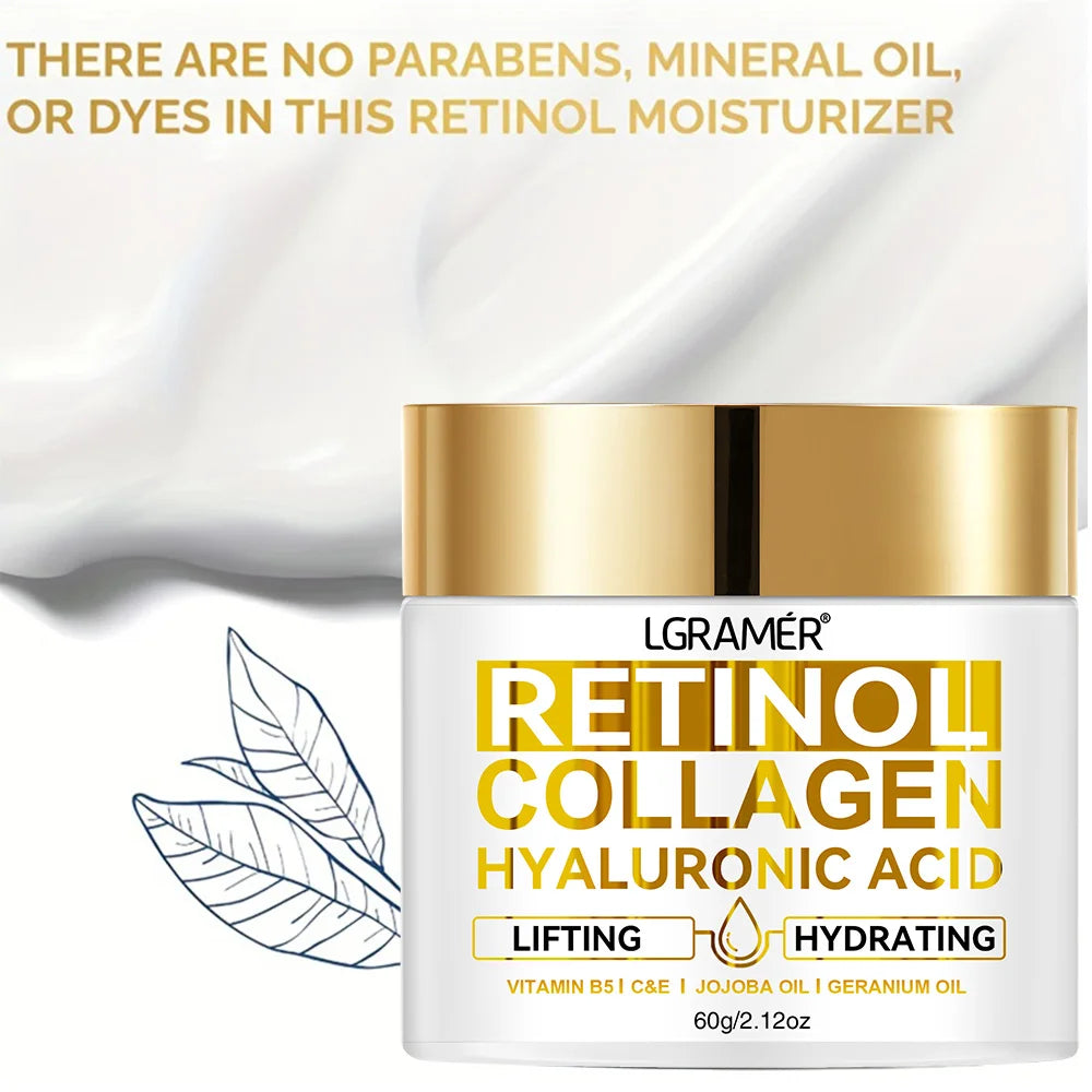 Retinol Face Cream – Anti-Aging Moisturizer & Wrinkle Remover for Women & Men