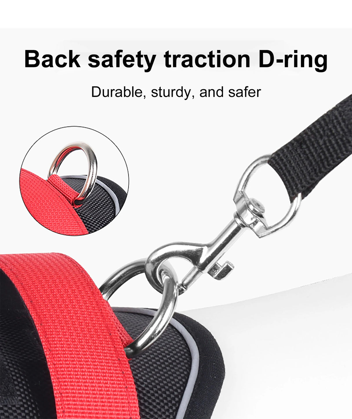 Tactical Reflective Dog Harness – 1680D Waterproof Vest for Medium & Large Dogs