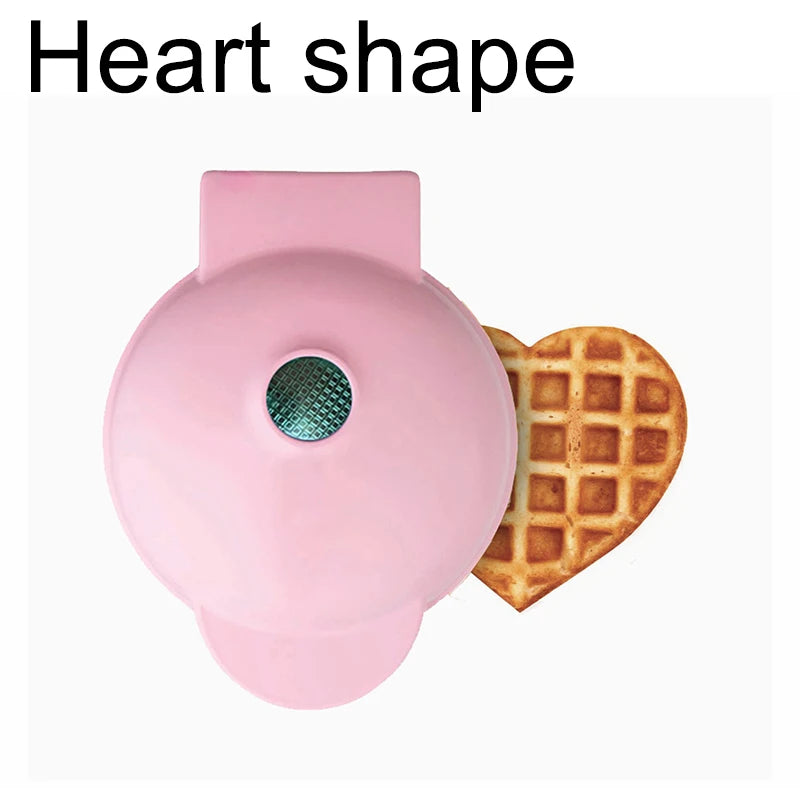 Electric Mini Color Waffle Maker Machine – Compact Breakfast & Dessert Maker for Kid