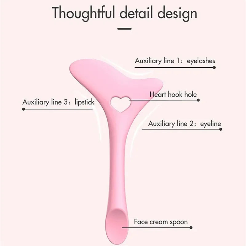 Multi-functional Eyeliner Stencil Wing Tips Silicone Eyeliner