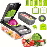 Multi-Functional Vegetable Cutter – 5-in-1 Slicer, Shredder & Dicer Kitchen Tool