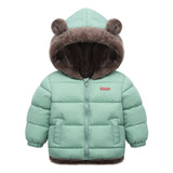 Kids Winter Thick Hooded Jacket – Boys & Girls Padded Fleece Warm Coat | Children’s Cotton Outerwear Cashmere Snowsuit