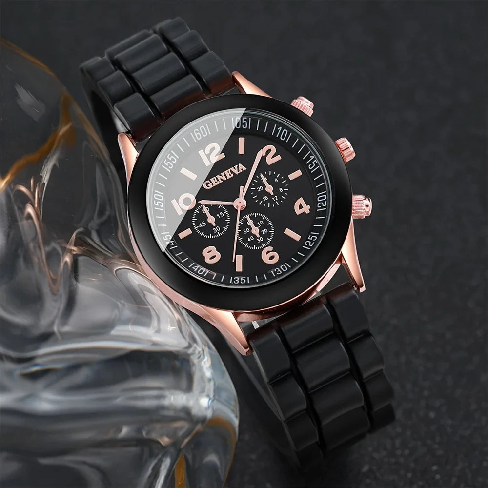 2Pcs Luxury Couple Watch Set