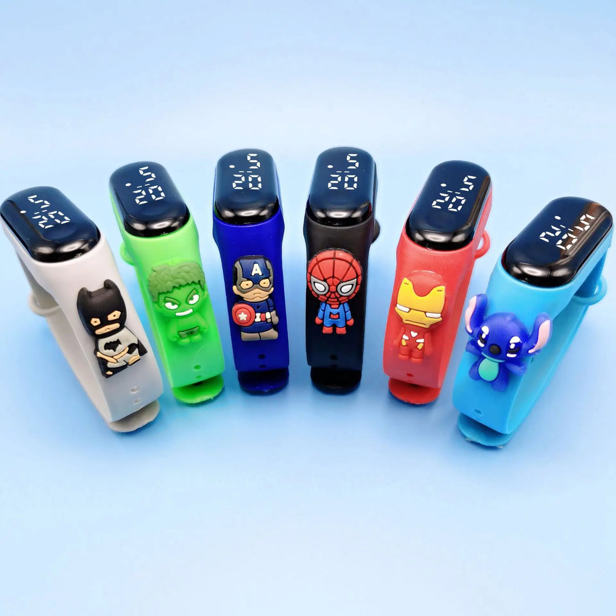 Marvel Children’s Watch – Cartoon Digital LED Waterproof Kids Watch | Fashion Electronic Wristwatch Holiday Gift for Boys & Girls