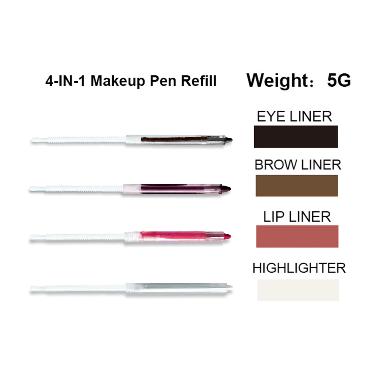 4-in-1 Silky Eye Shadow Eyeliner Pen – Waterproof, Sweat-Resistant Long-Lasting Eye Makeup | Easy-Apply Eye Cosmetics