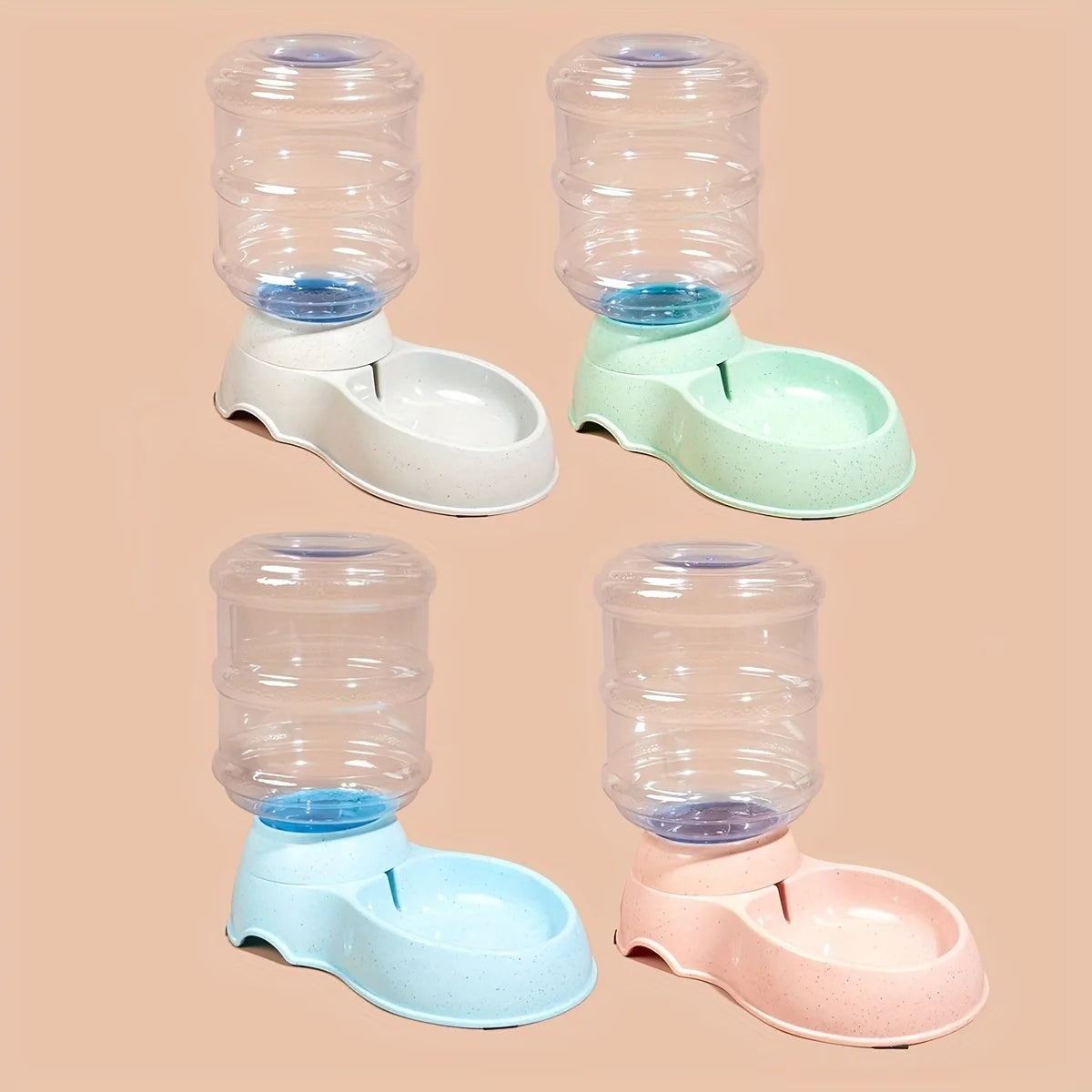 Distributeur automatique de nourriture et d'eau pour animaux – Station d'alimentation grande capacité pour chiens et chats