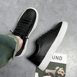 Men’s Casual Lightweight PU Leather Sneakers