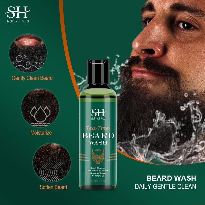 Men’s Beard Grooming Kit – Growth Oil, Conditioner and Enhancer