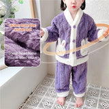 Autumn and Winter Children Pajamas | Warm Kids Sleepwear Set