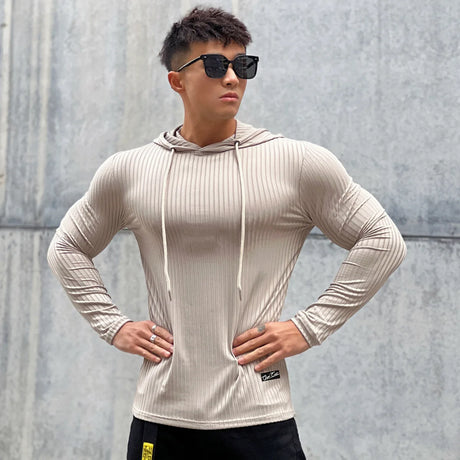 Men’s Long Sleeve Skinny Gym T-Shirt