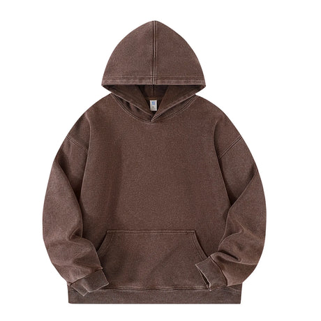 Men’s Vintage Acid Washed Cotton Hoodie