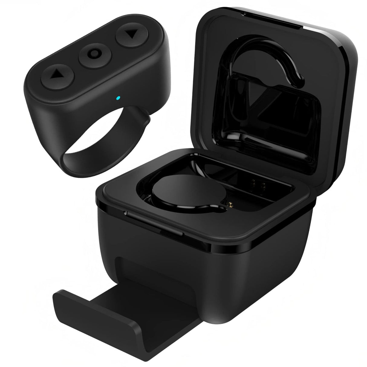 Bluetooth Fingertip Video Controller Ring – Wireless Phone Remote for TikTok, Reels & Short Video Scrolling | Hands-Free Mobile Control