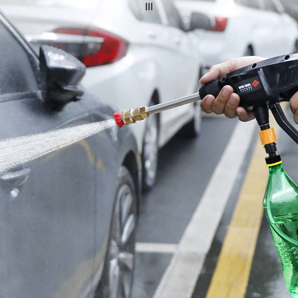 Cordless High-Pressure Car Washer Jet Gun – Rechargeable Cleaner with Dual Batteries