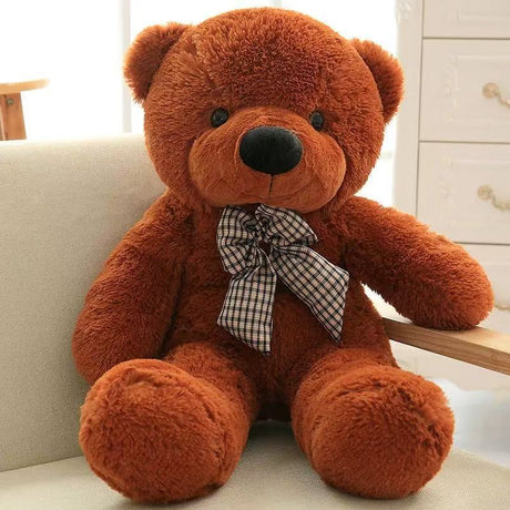 Plush Teddy Bear Doll – Soft Cuddly Stuffed Animal Toy for Kids, Cute Gift Plush Bear for Home & Play