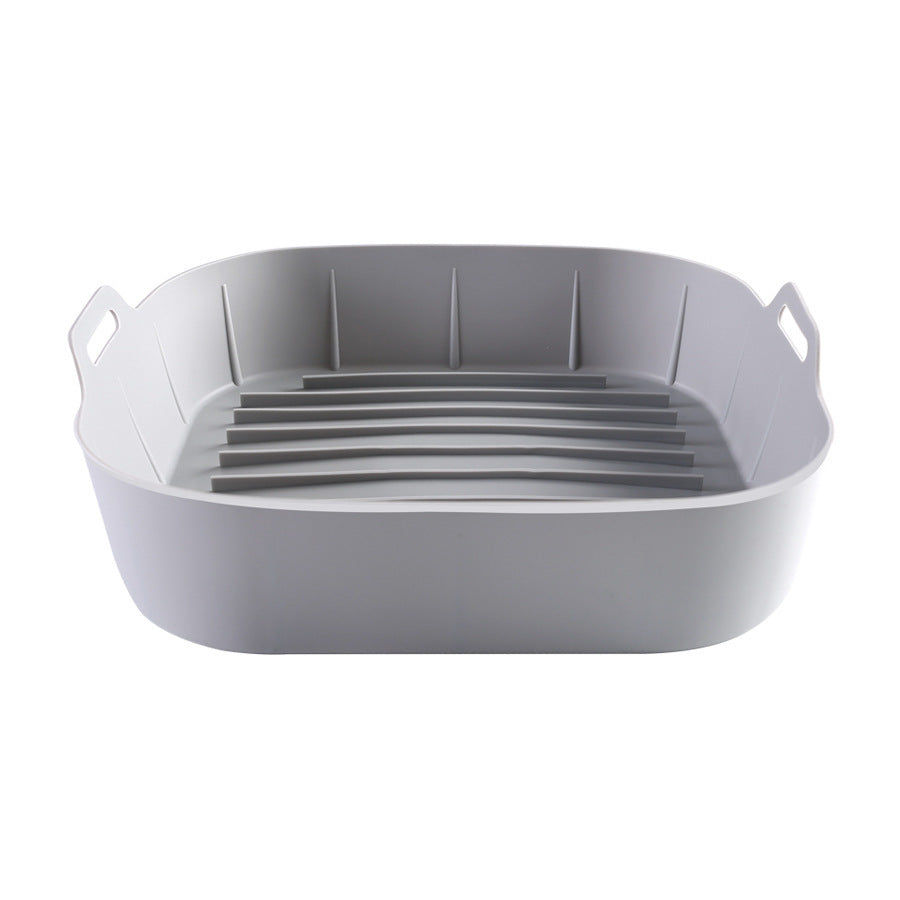 Silicone Air Fryer Accessories Tray – Non‑Stick Heat‑Resistant Baking Tools for Frying, Roasting & Easy Cleanup