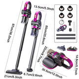 4-in-1 Cordless Stick Handheld Vacuum Cleaner – Powerful Carpet & Floor Cleaner for Pet Hair | Lightweight Multi-Purpose Vacuum