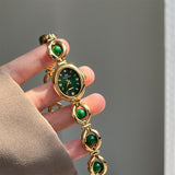 Amber Pearl Bracelet – Elegant Chain Design with Light Luxury Style | High-End Exquisite Women’s Jewelry