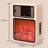500W Portable Electric Space Heater – Mini Desktop Fan Heater for Home, Office & Bedroom