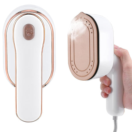 1000W Portable Handheld Garment Steamer – 10s Fast Heating Wrinkle Remover | 180° Rotatable Handle for Home, Office & Travel